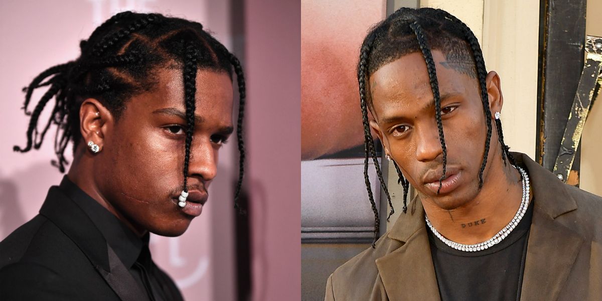 A $AP Rocky Clears Up False Beef with Travis Scott.